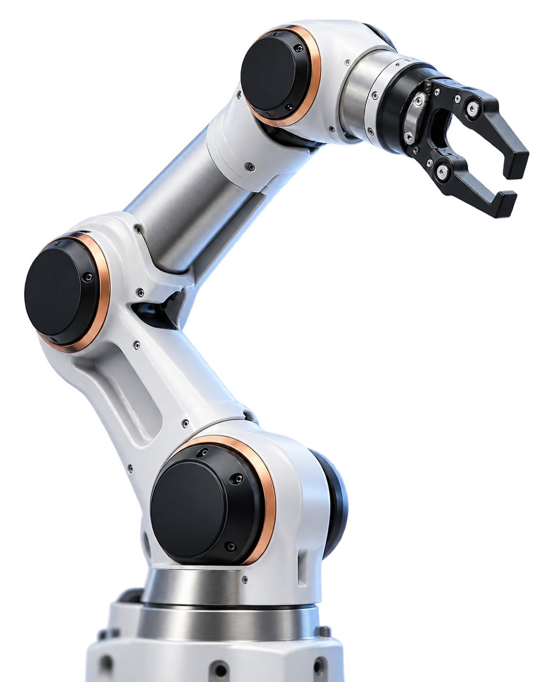 Minh họa cánh tay robot công nghiệp phục vụ sản xuất điện tử